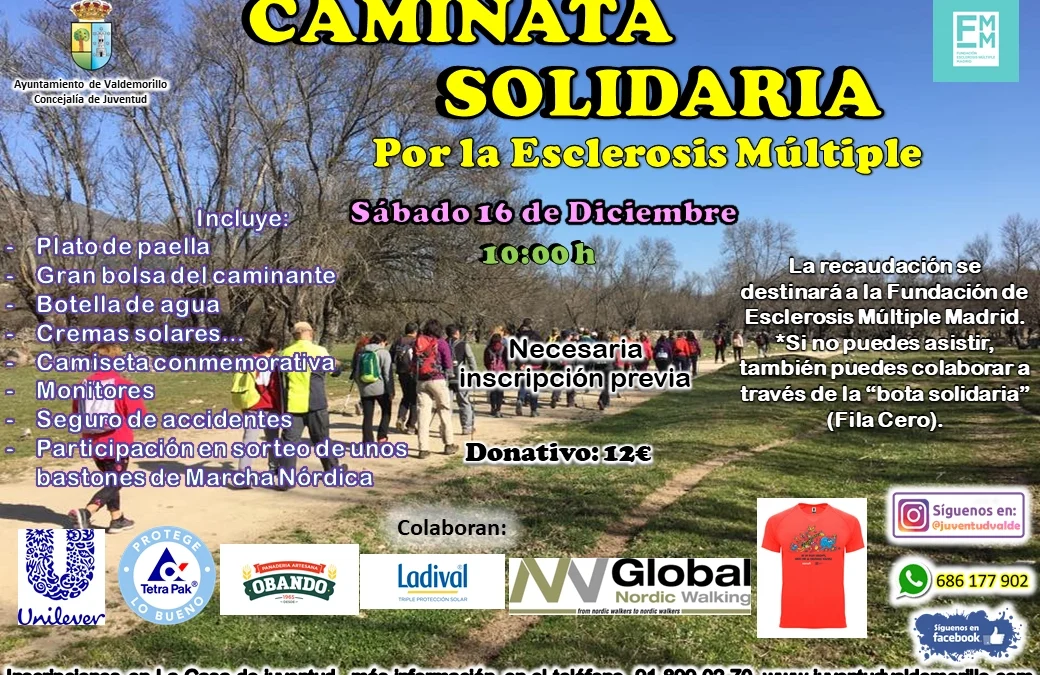 MARCHA SOLIDARIA EM valdemorillo