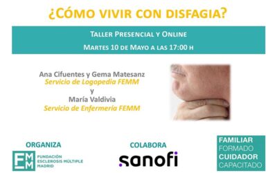La grabación del taller sobre ‘¿Cómo vivir con disfagia?’ ya está disponible en nuestro canal de Youtube