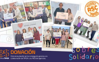 La 9ª edición de la campaña de Sobres Solidarios de TIPSA vuelve a elegir a FEMM